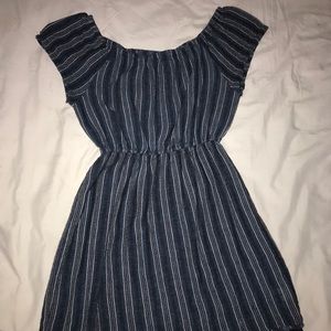 Stipe A-line dress